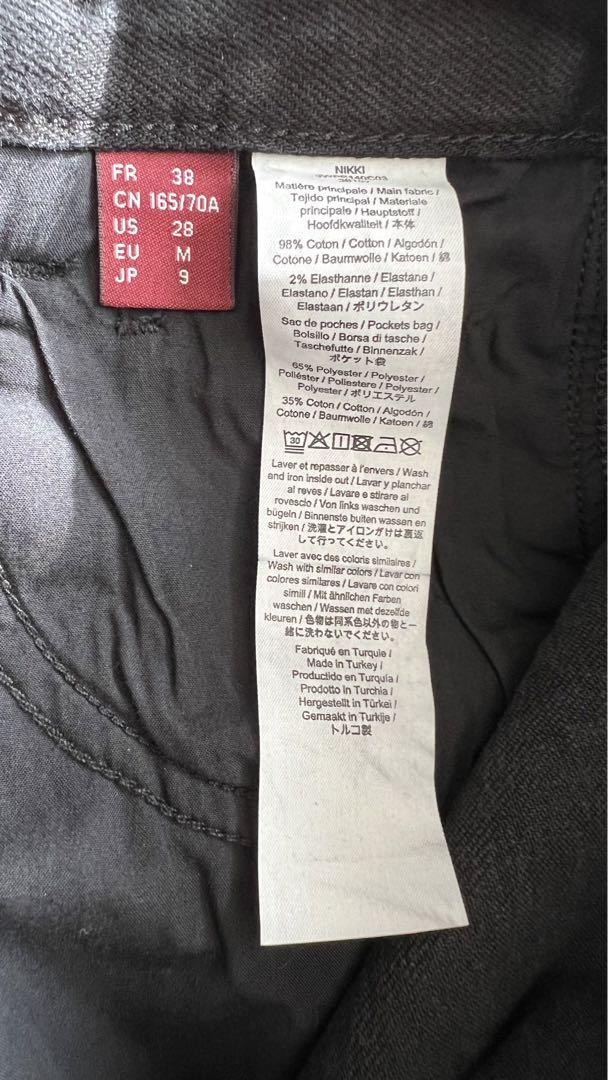 ✨新品✨コントワーデコトニエ　ペグジーンズ　ブラック　Lサイズ