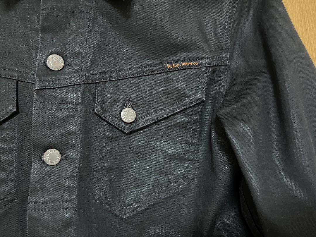 ジャケット・アウター nudie jeans conny dry black coated