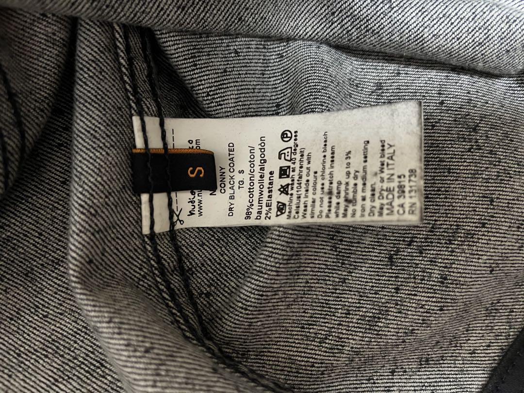 ジャケット・アウター nudie jeans conny dry black coated