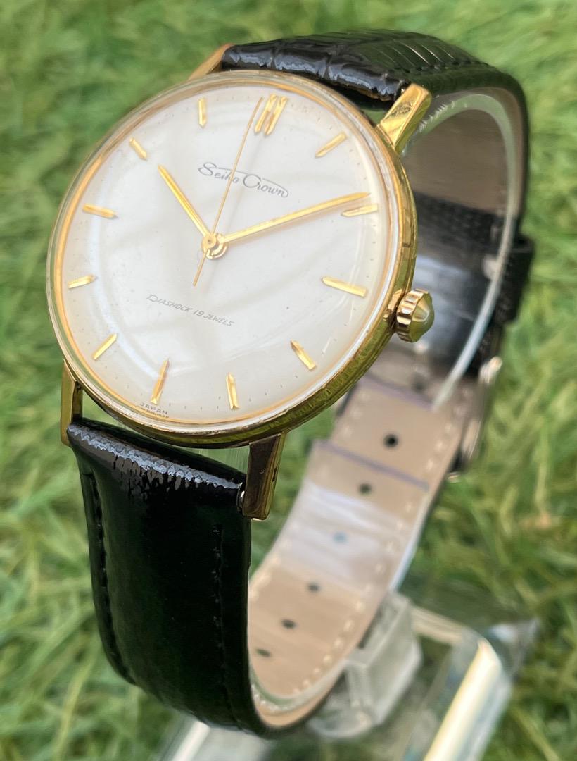 美品◎SEIKO CROWN セイコー クラウン メンズ時計 手巻きヴィンテージ