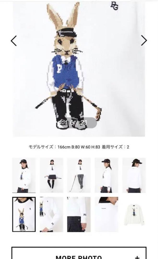 パーリーゲイツレディース インターシャ クルーネックニットプル