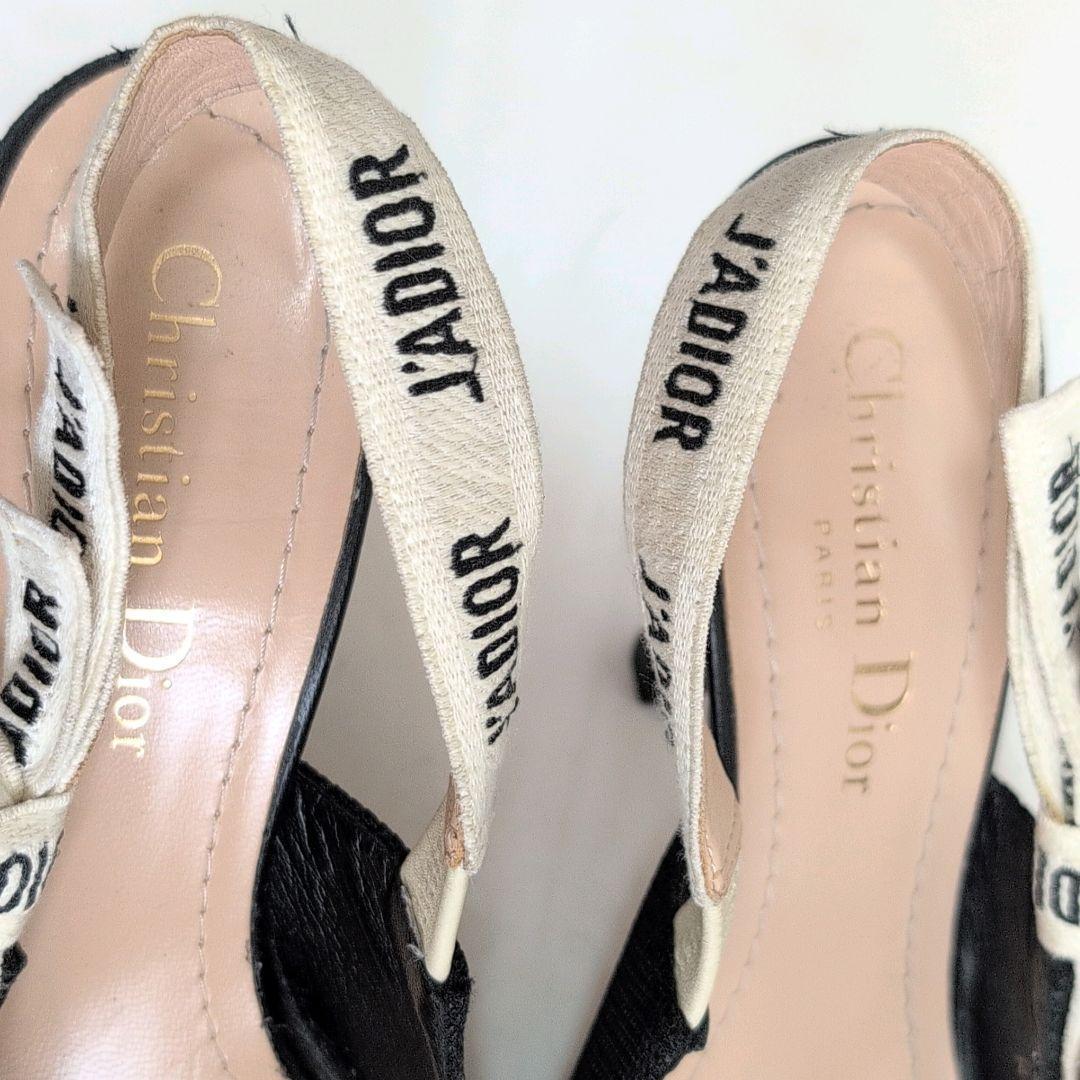 Dior J´ADIOR エナメルパンプス スリングバックパンプス 23cm