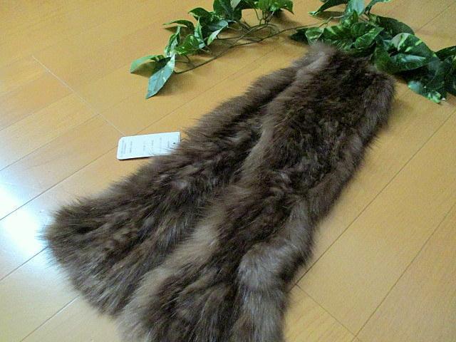 新品タグ付❣️上質ロシアンセーブル 編み込みストール ファーマフラー