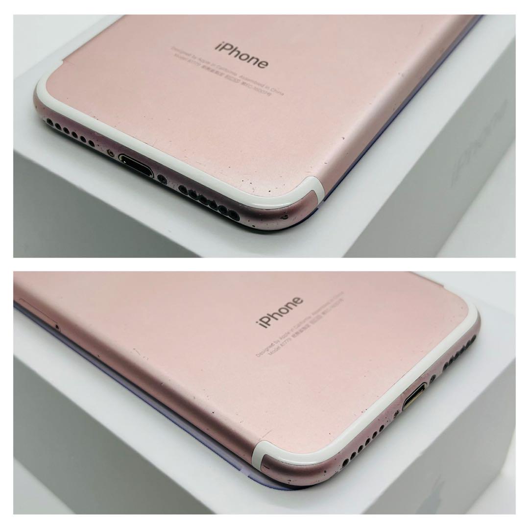 100% iPhone 7 128 GB SIMフリー　ピンク　本体