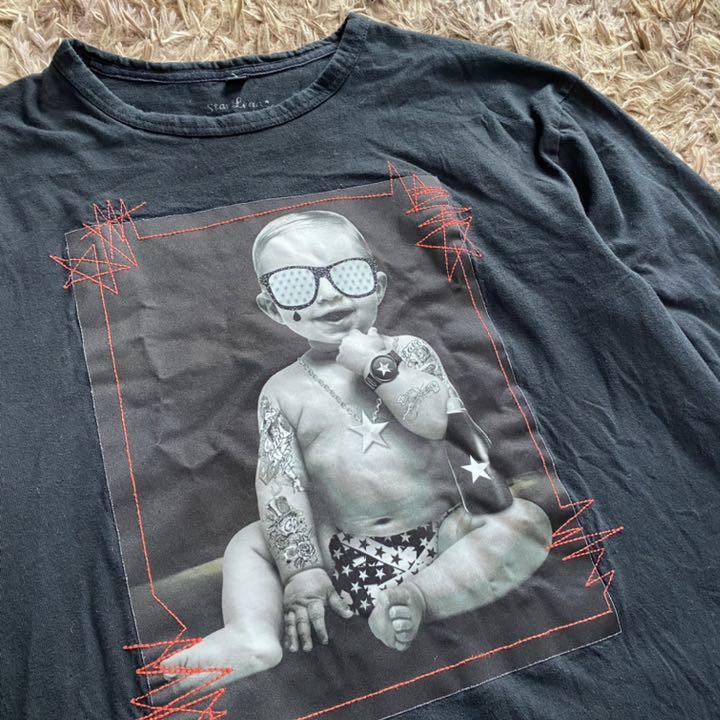 爆買い特価 稀少 スターリアンStar Lean 3DプリントロングTシャツ dSzfb-m99645148158 得価定番人気