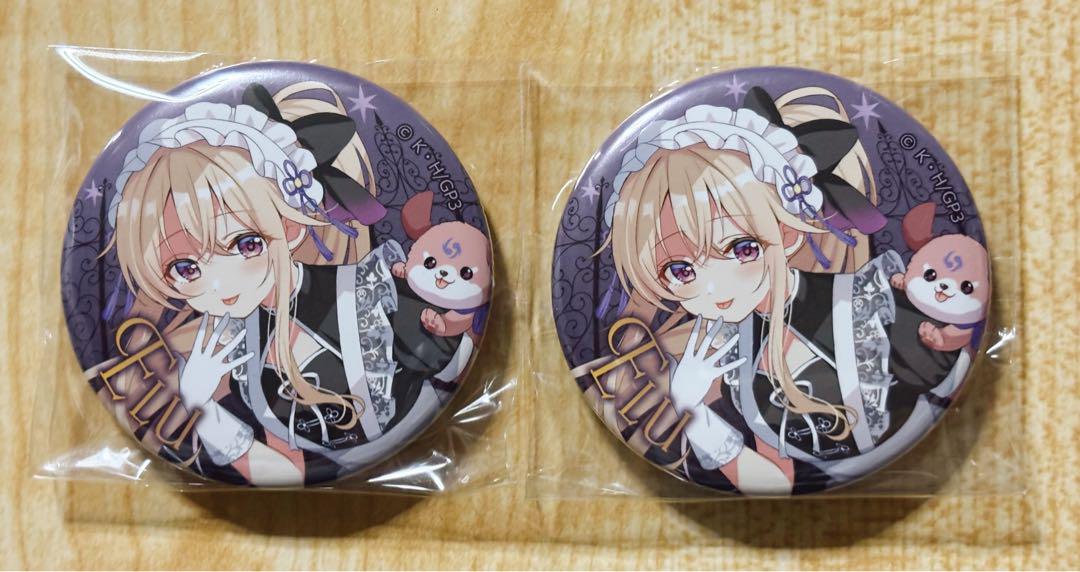 ごちうさ エル クリアファイル 缶バッジ2個 マルイ ご注文はOIOI