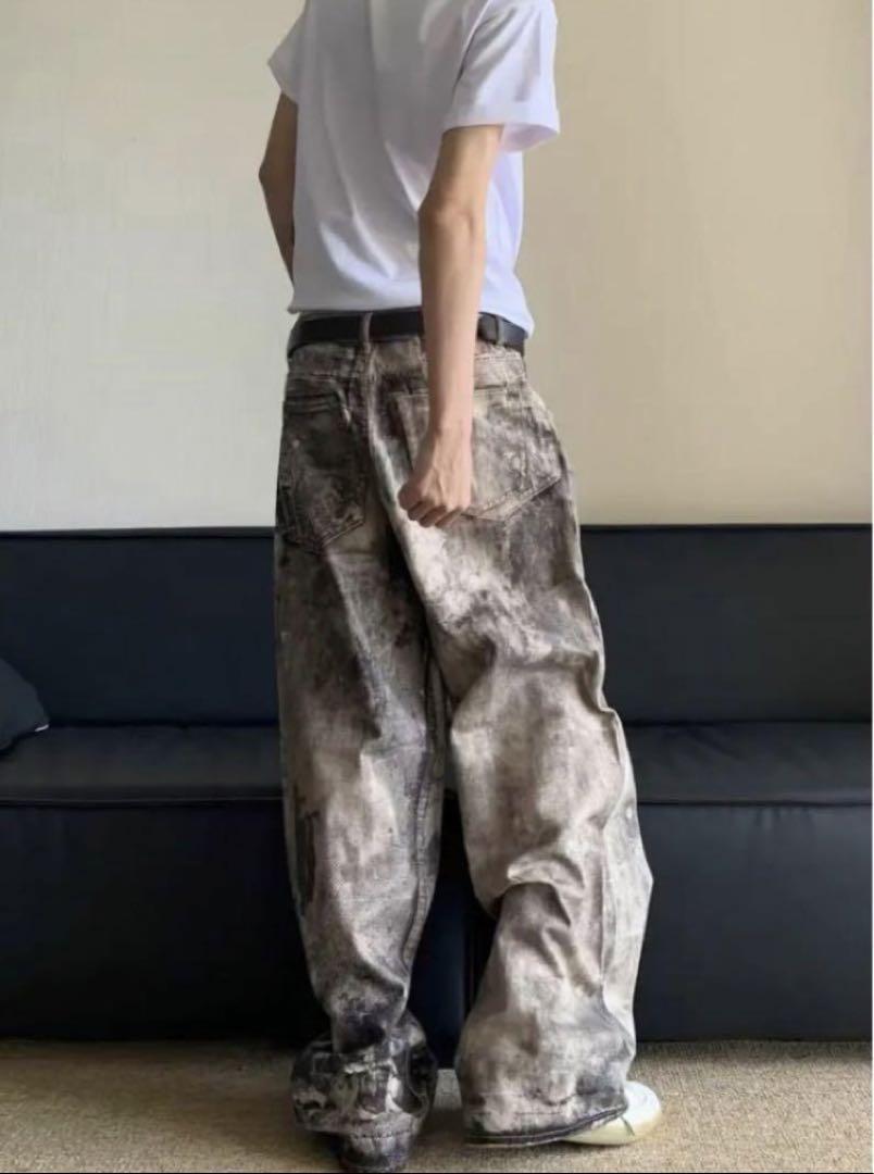 リアルツリー　ワイドパンツ　カモ　バギーパンツ　迷彩　カモツリー　ミリタリー