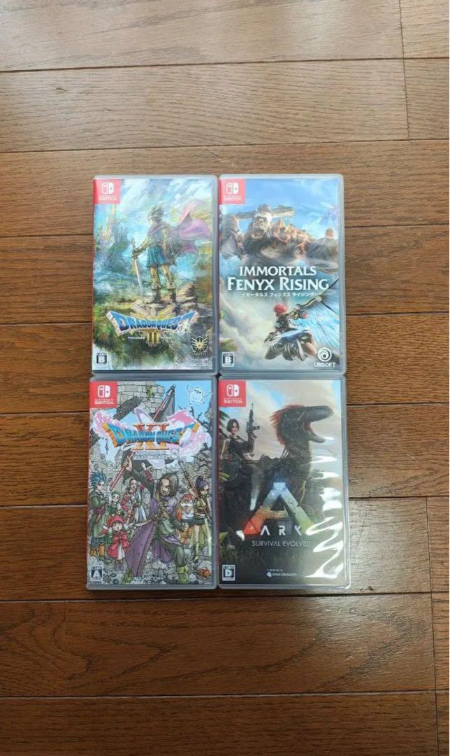 Switch 有機EL セット売り　ソフト4本　付属品全てあり
