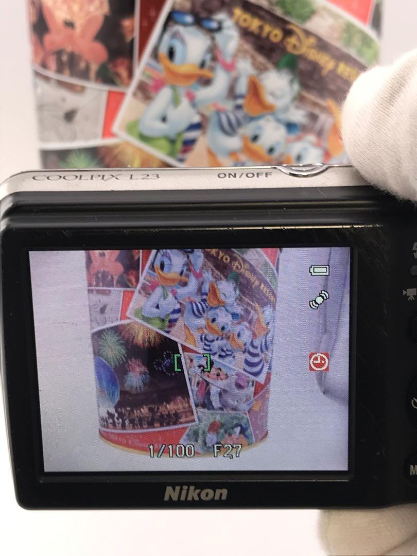 実写美⭕️【動作確認済】Nikon COOLPIX L23 デジカメ シルバー