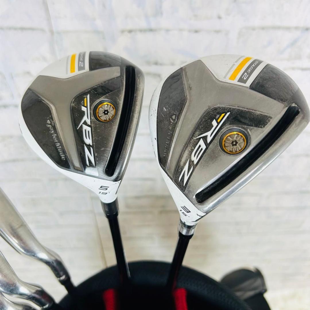 TaylorMade RBZ ゴルフクラブセット 12本 メーカー統一 メンズ TaylorMade RBZ ゴルフクラブセット 12本 メーカー統一 メンズ