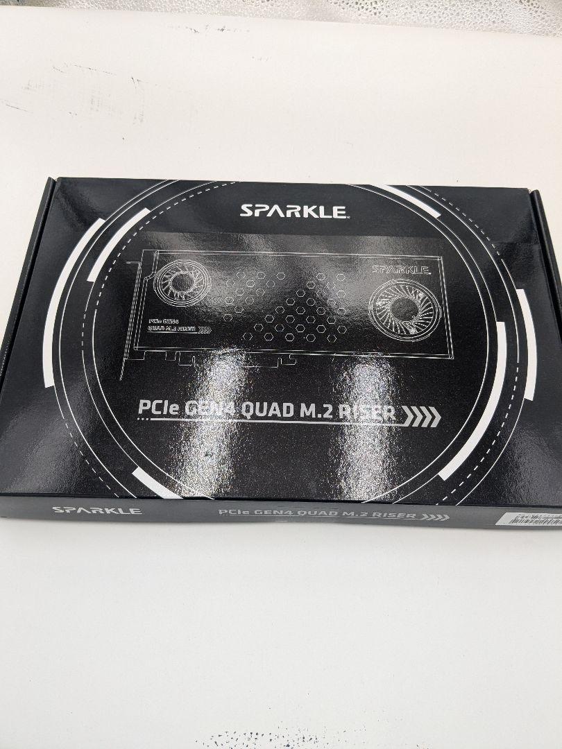 SPARKLE PCIe Gen4 Quad M.2 Riser