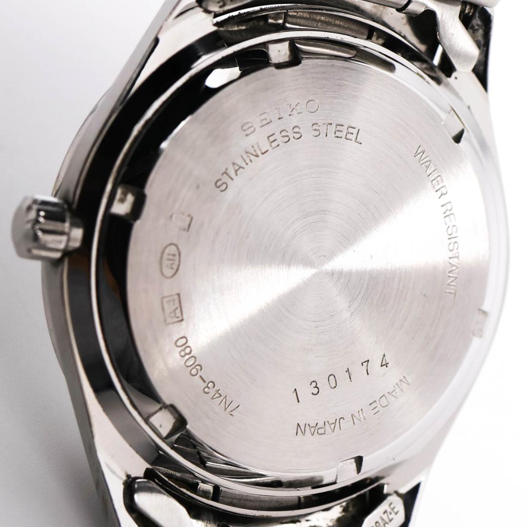 《人気》SEIKO 腕時計 ホワイト 蓄光 デイデイト メンズ クォーツ j