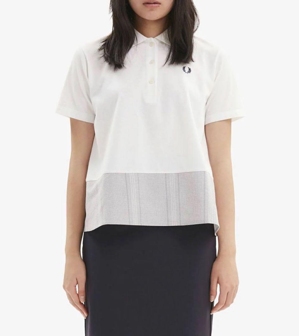 フレッドペリー　ポロシャツ MIX panelled pique SHIRT