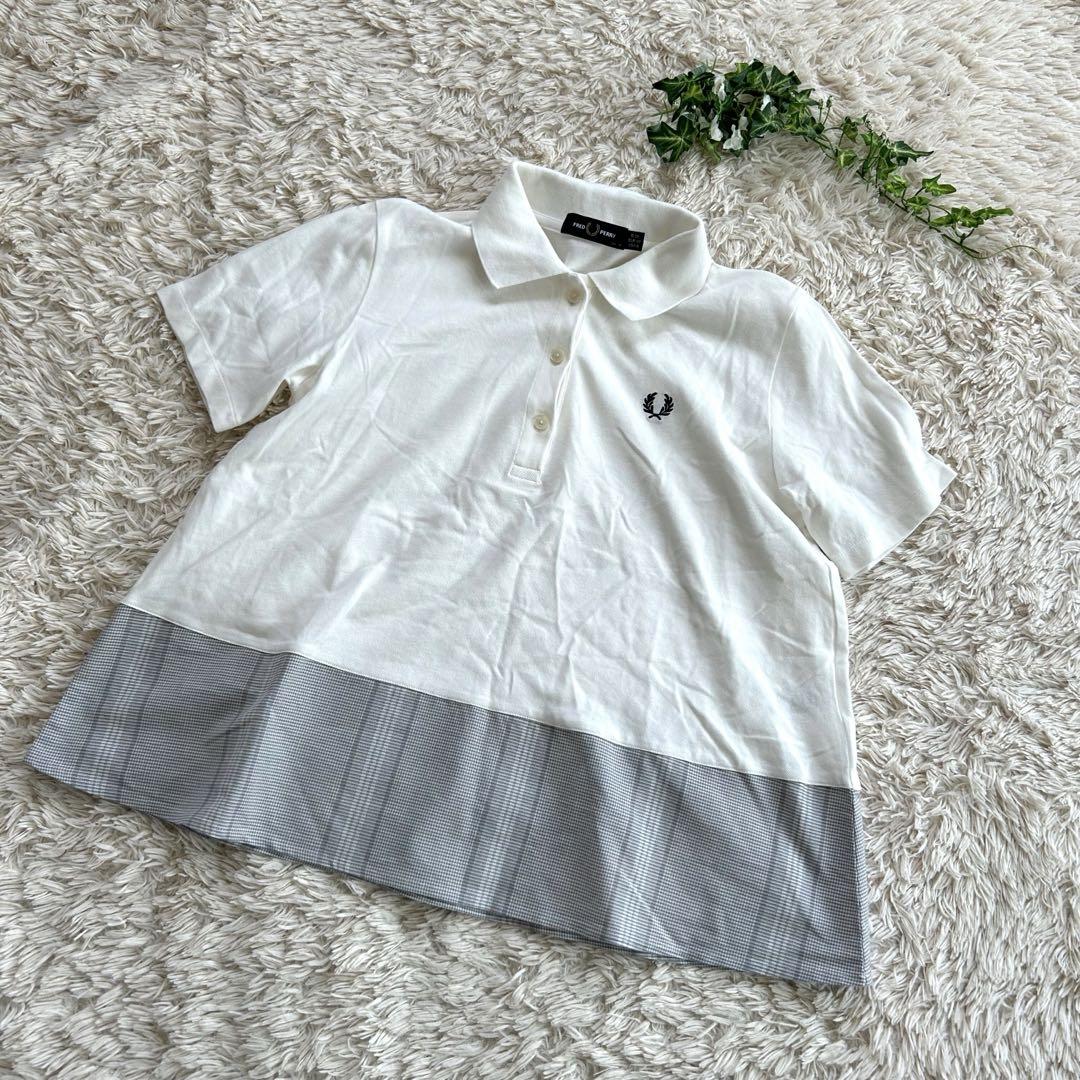 フレッドペリー　ポロシャツ MIX panelled pique SHIRT