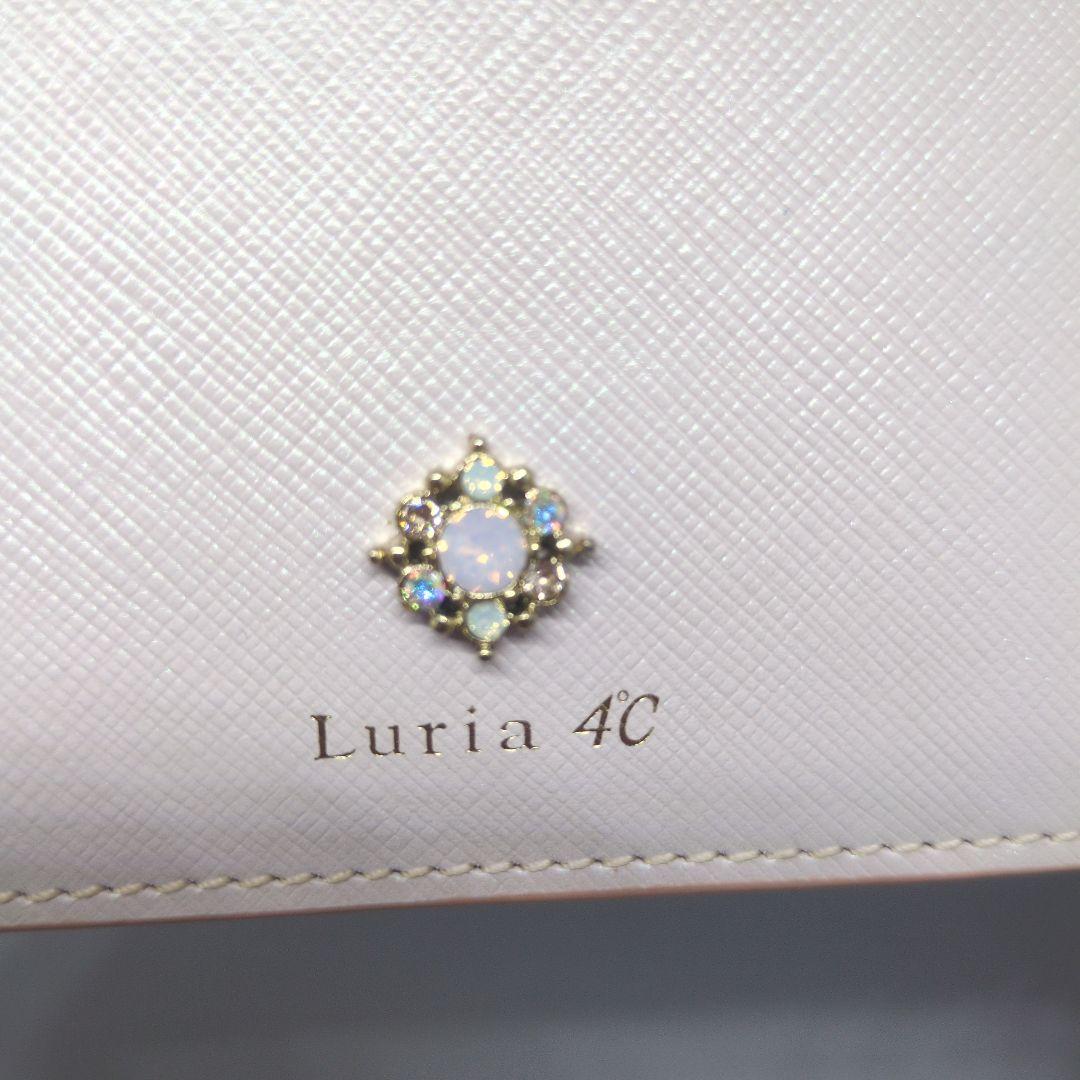 美品 Luria4C ピンク 名刺入れ&カードケース ビジュー付き 通勤