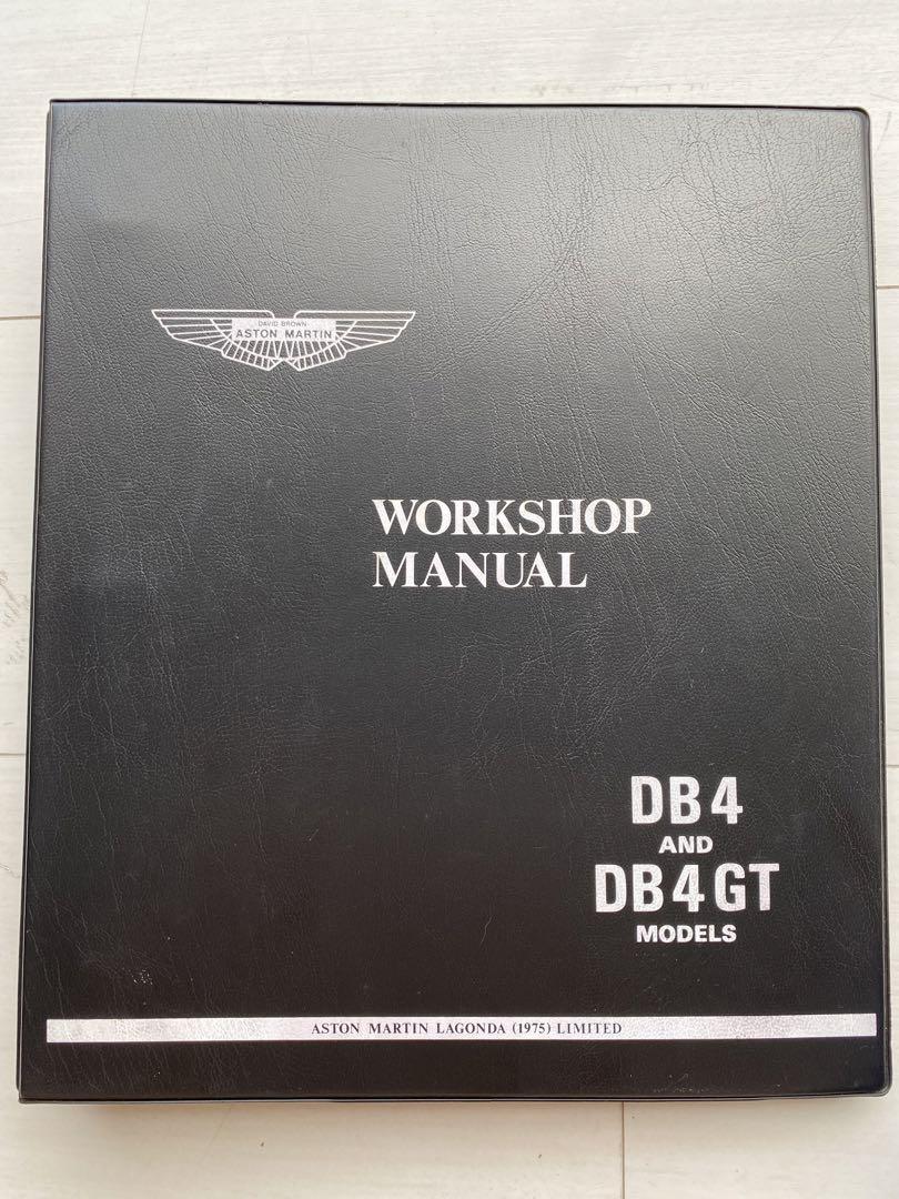 アストンマーチン DB4 ＆ DB4GT ワークショップ マニュアル 希少