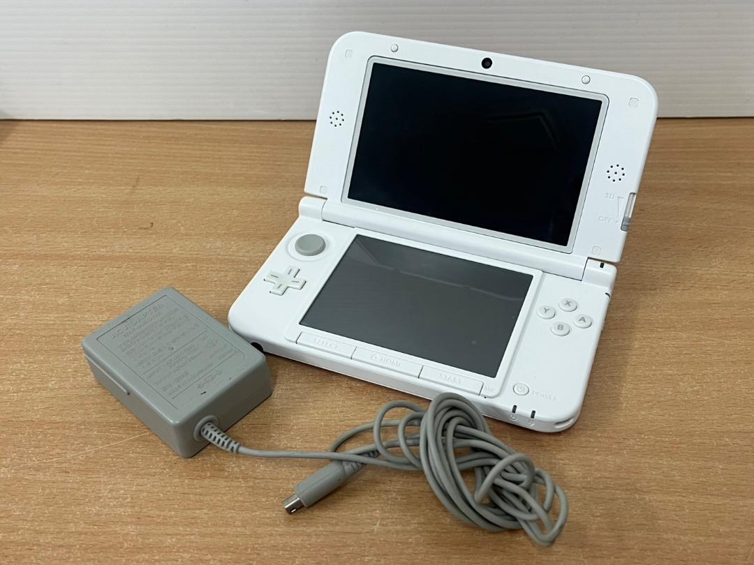 任天堂 ３DS LL 本体 WAP-002 ピンク×ホワイト 充電器つき　動作品