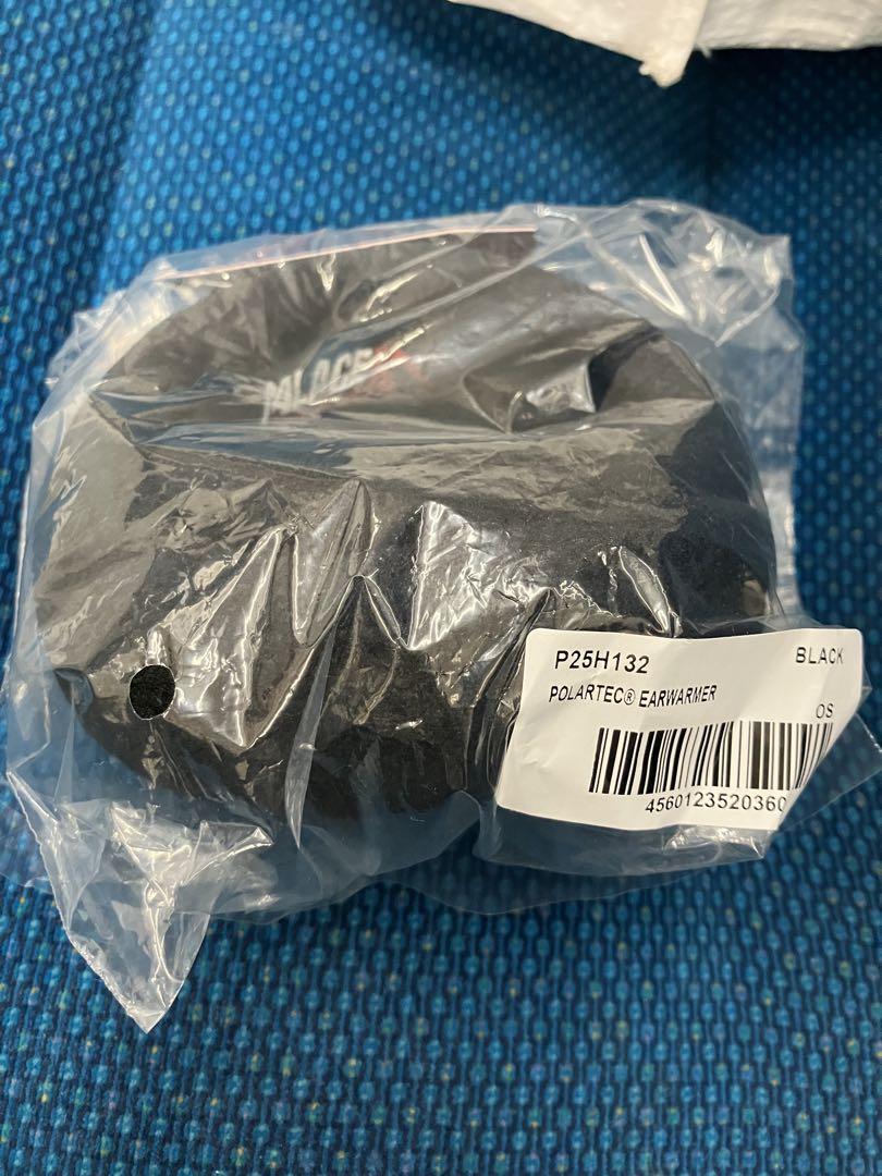 黒　palace polartec earwarmer 耳当て　キャップ　帽子