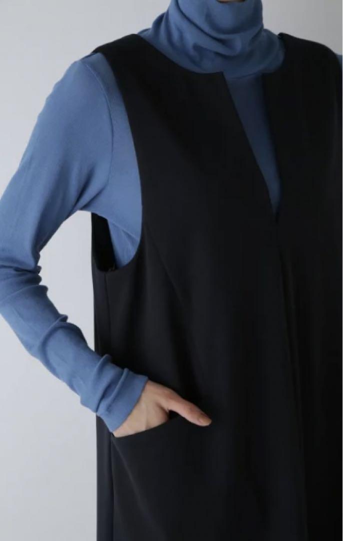 【新品未使用】human woman ストレッチポンチワンピース