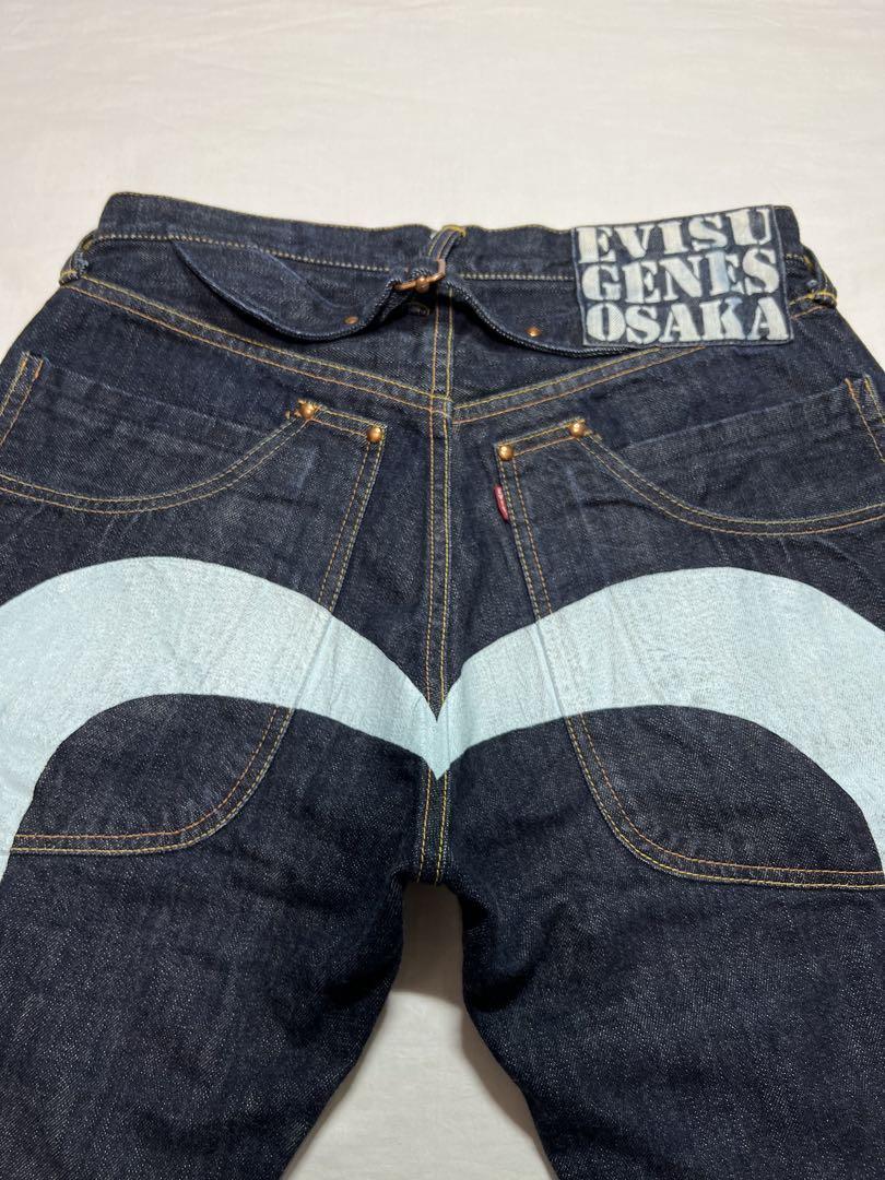 本日価格】EVISU jeans 大黒 白カモメ 31×35 メンズ