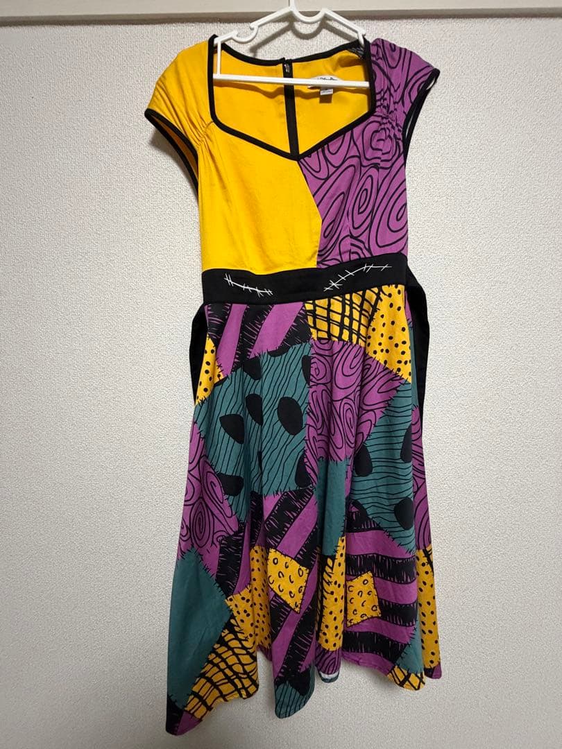 ナイトメア ビフォア クリスマス サリー ワンピース ドレスS Disney