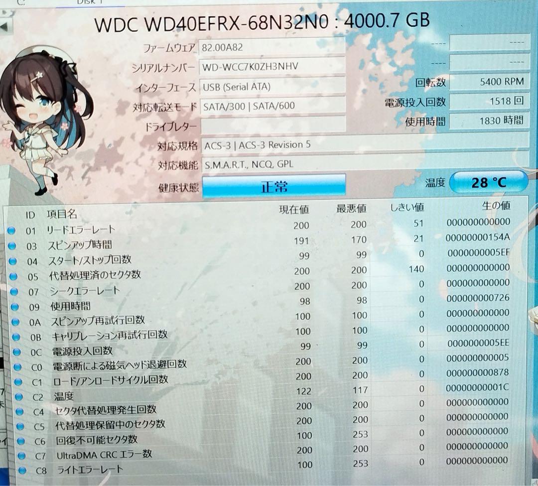 NAS向け 2個セット 4TB WD 赤 Red WD40EFRX サーバー用 Amazon.com: Western Digital 4TB WD Red Plus NAS Internal