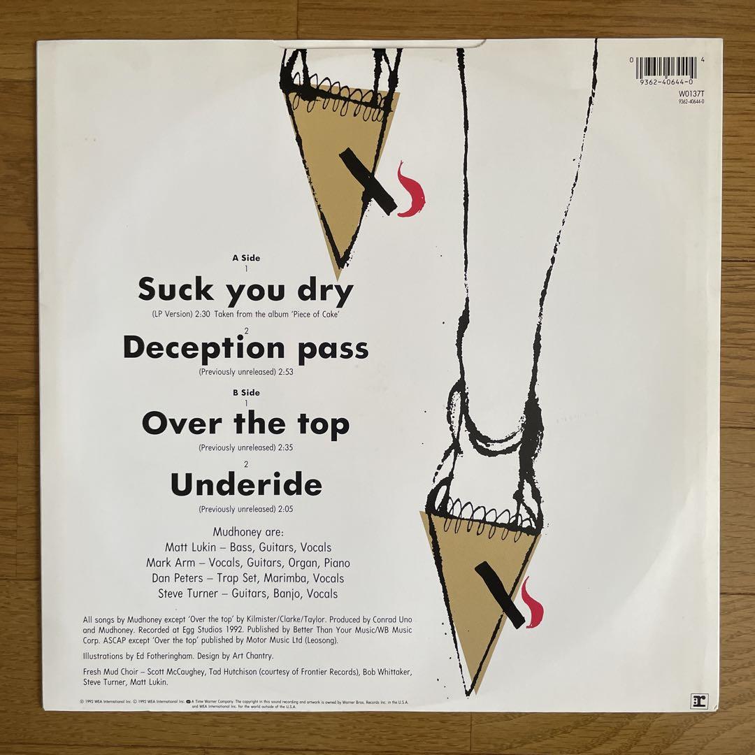 MUDHONEY マッドハニー　12インチ　レコード Mudhoney Suck you dry 12インチレコード マッドハニー - メルカリ