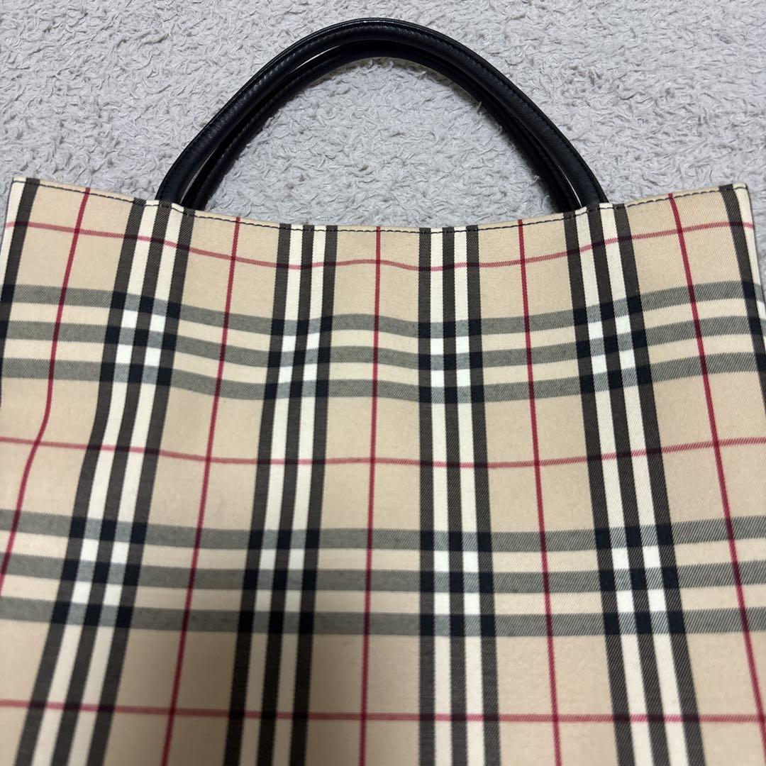 BURBERRY LONDONノバチェック キャンバス トートバッグ - メルカリ