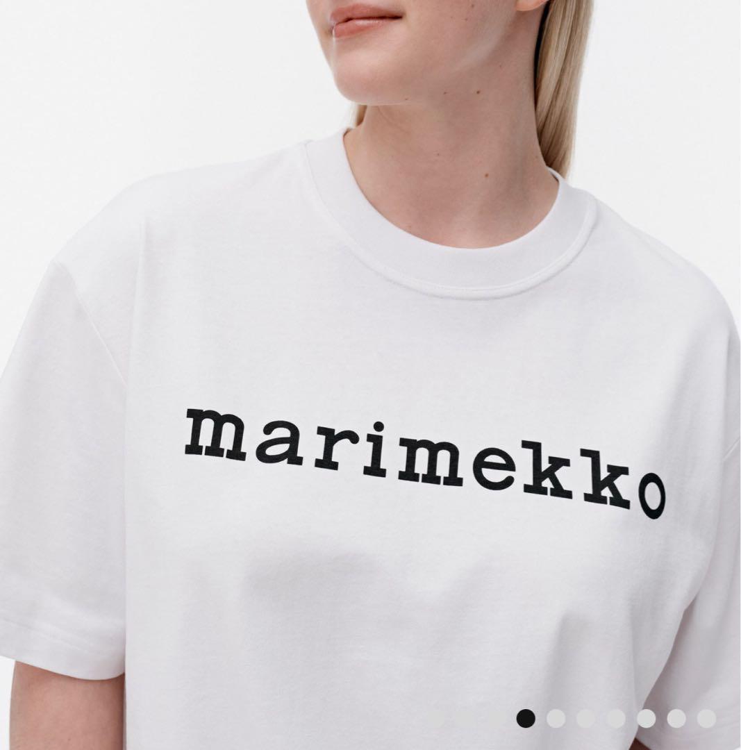 新品未使用marimekko KIOSKI ロゴ Tシャツ マリメッコ