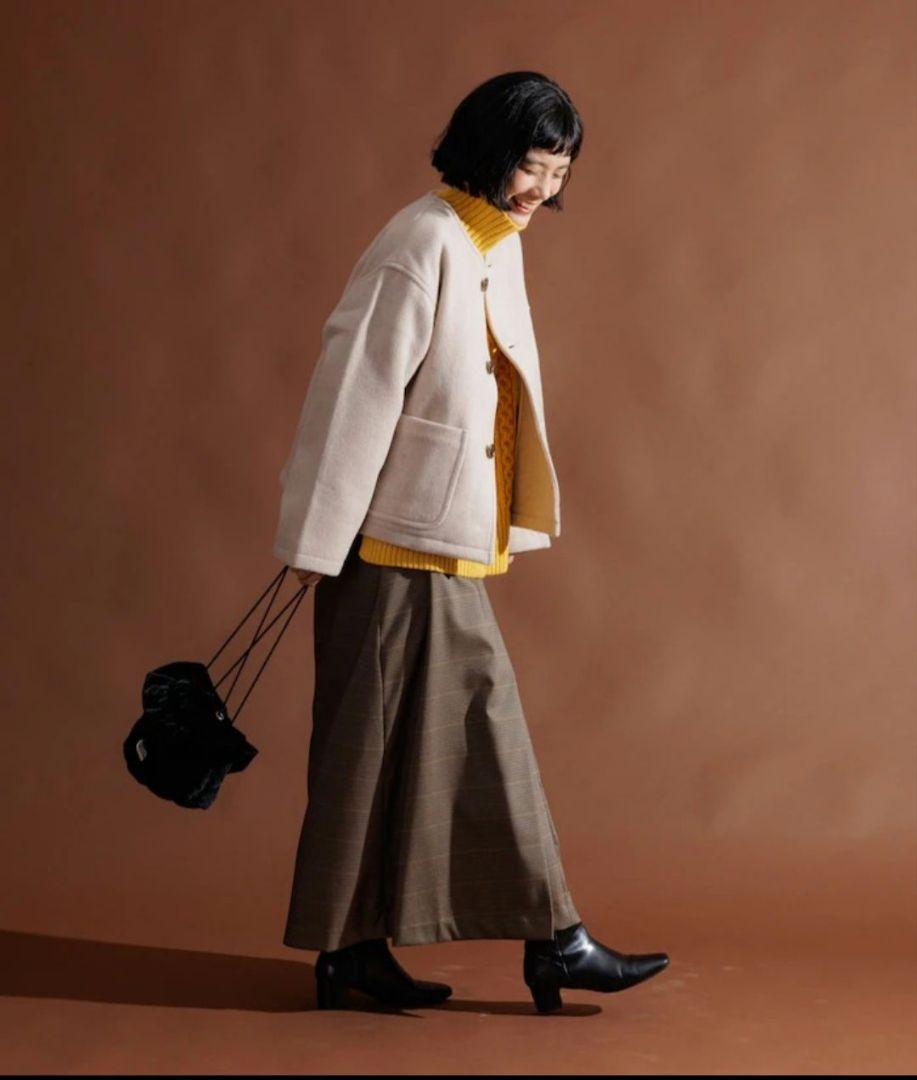 【美品】DANTON COLLARLESS JACKET