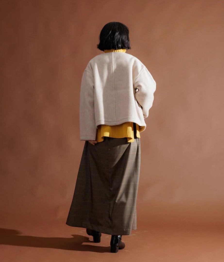 【美品】DANTON COLLARLESS JACKET