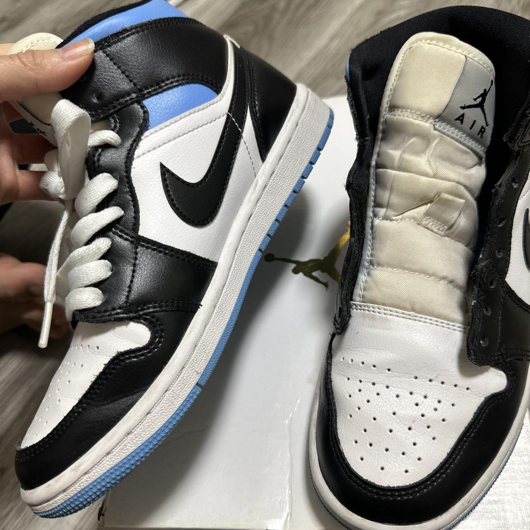 Air Jordan ハイカットスニーカー ホワイト/ブラック/ブルー