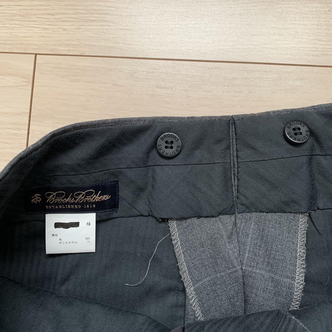 美品　BROOKS BROTHERS セットアップ　グレー　チェック
