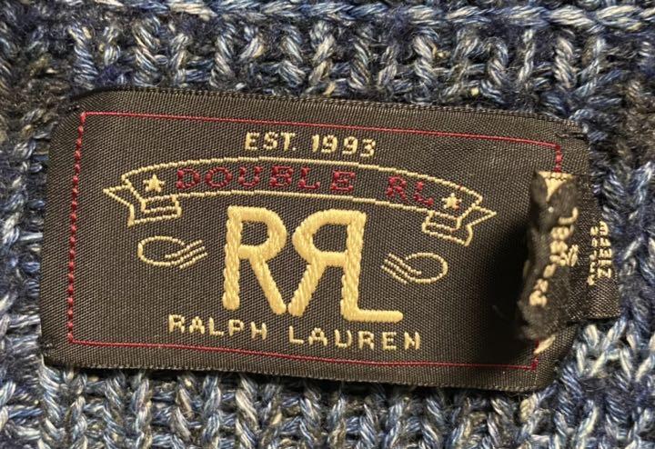 【美品】RRL ニット カーディガン ハンドニット