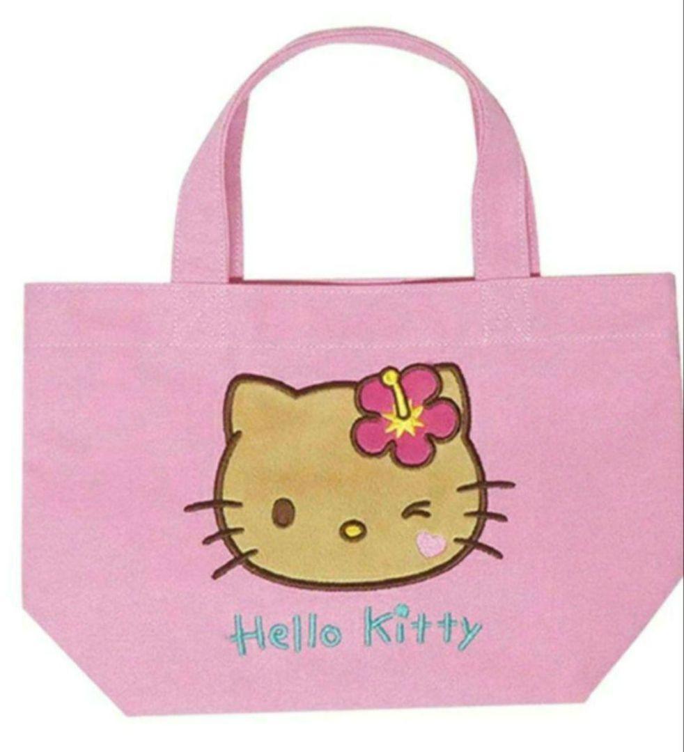 【新品タグ付】サンリオ ハローキティ バッグ ピンク サテン 平成レトロ 旧ロゴ Amazon.co.jp: サンリオ(SANRIO) 手提げバッグ（ハローキティ