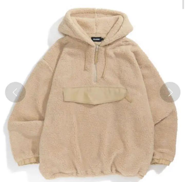 のサイズ﹫ XLARGE BOA FLEECE PULLOVER JACKET アウター YG4EO-m99669304125 ➂ロイやナイ