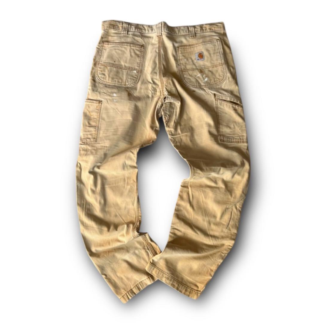 Carhartt カーハート ダブルニー ペンキ 雰囲気系 90s carhartt - CARHARTT ダブルニー 墨黒◎ペンキ◎ヒゲ◎フェード