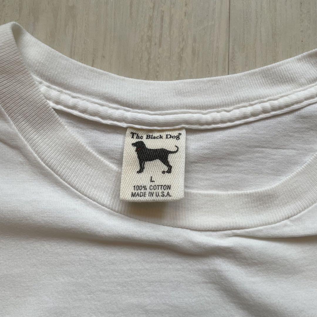 the black dog 柴田ひかり着用 90s tシャツ ホワイト L 半袖