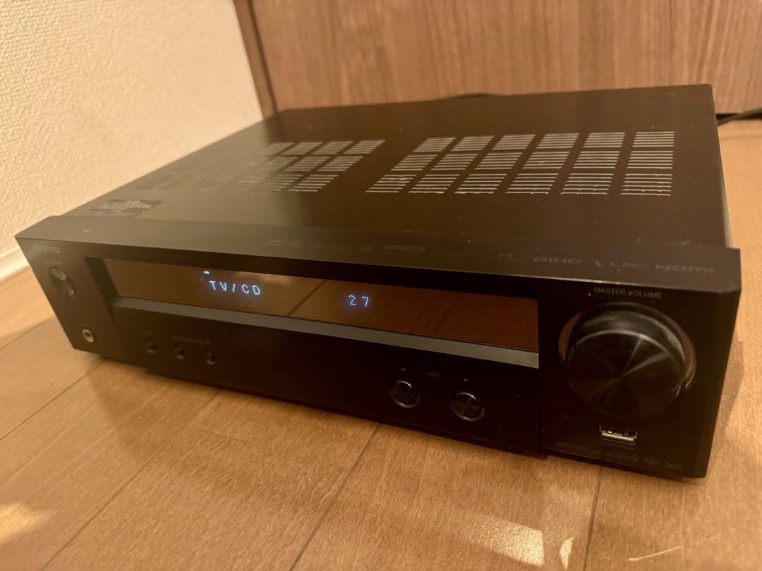 ONKYO NR-365(B)  リモコン付き ONKYO ネットワークAVレシーバー NR-365(B) : まんてんどう