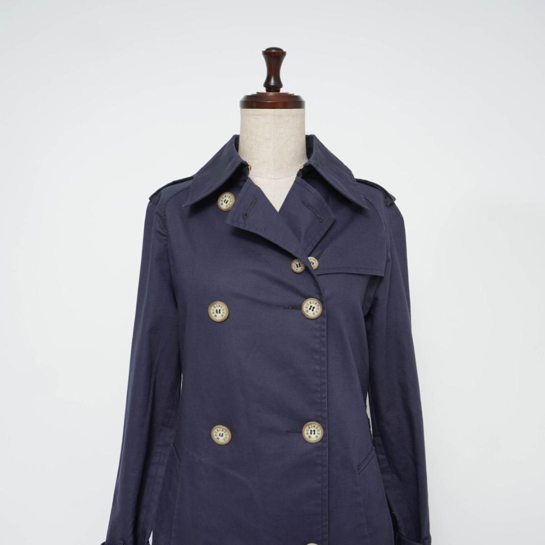 MACKINTOSH マッキントッシュ トレンチコート 紺 34*YC806