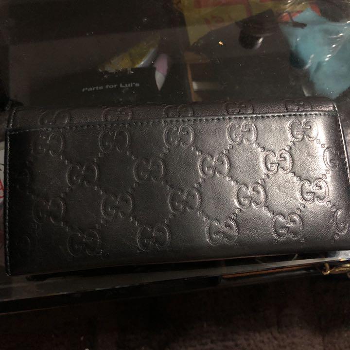 GUCCI シグネチャーレザーロングウォレット 7mw9N-m99676085187 最新品安い