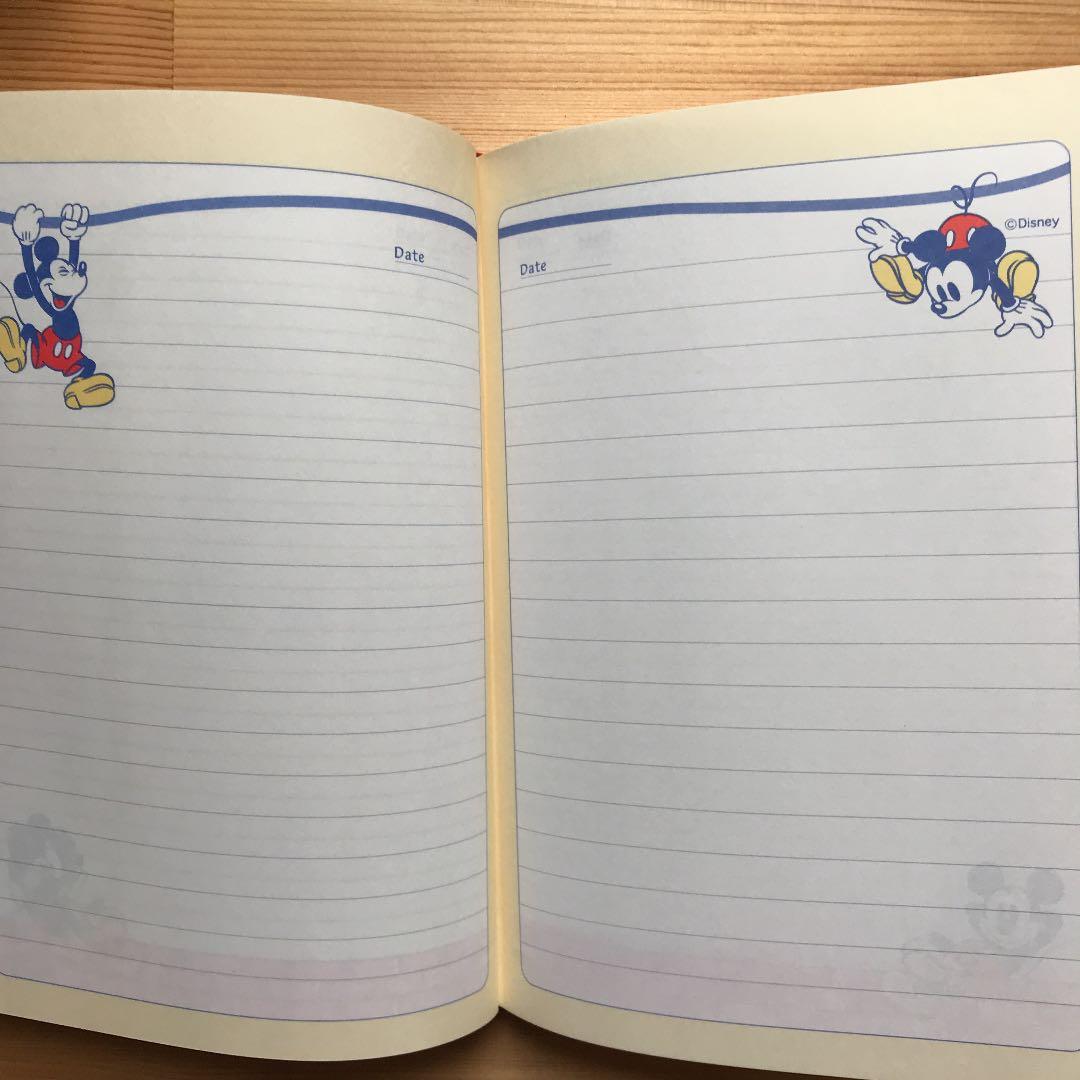 ディズニー ミッキー 鍵付き 日記帳 メルカリ