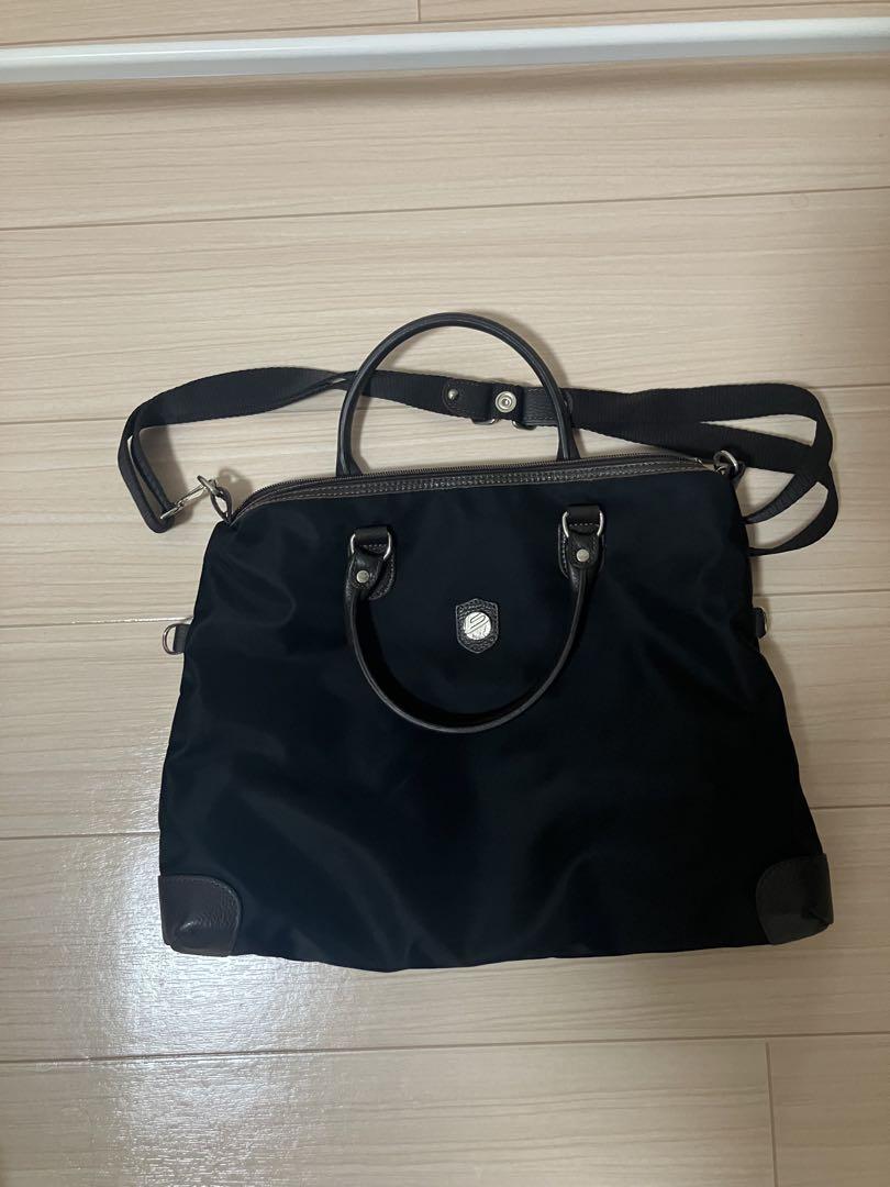 bonfanti 黒 ナイロン バッグ 3way リュック　ショルダー　シップス