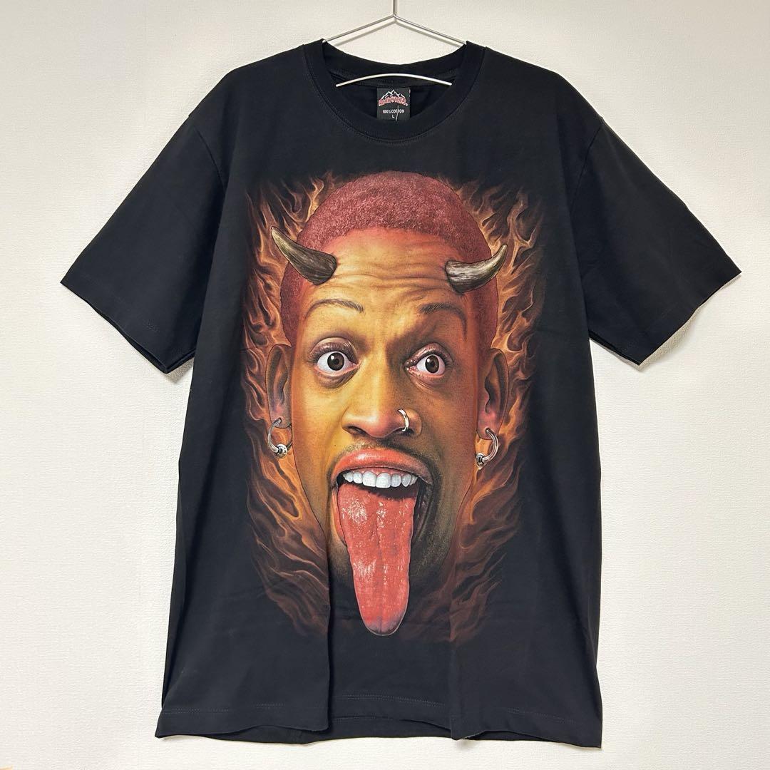 【新品タグ付】 メンズ Tシャツ デニス・ロッドマン バスケット NBA ロック