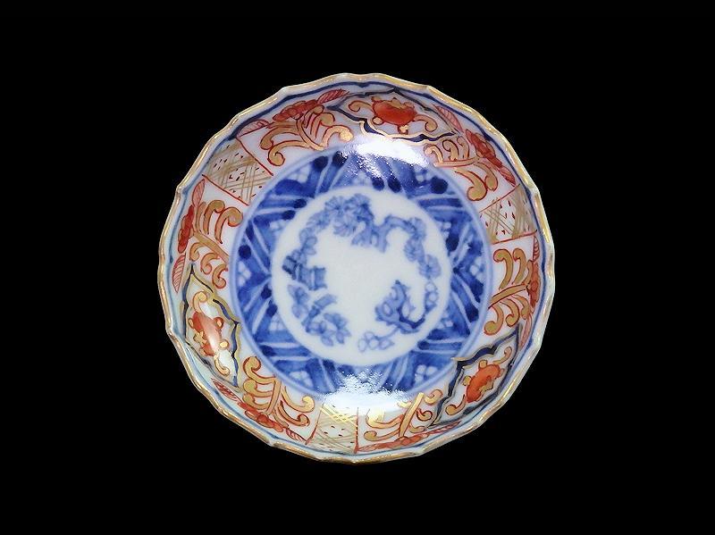 古伊万里　金襴手　牡丹に松竹梅の図　大振膾皿　３客　C784AS-CFz 古伊万里 金襴手 牡丹に松竹梅の図 大振膾皿 3客 C784AS-CFz