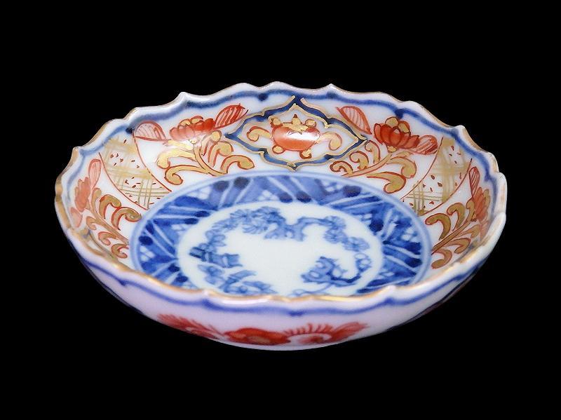 古伊万里 金襴手 花に松竹梅の図 豆皿 E725AS-CYd - メルカリ