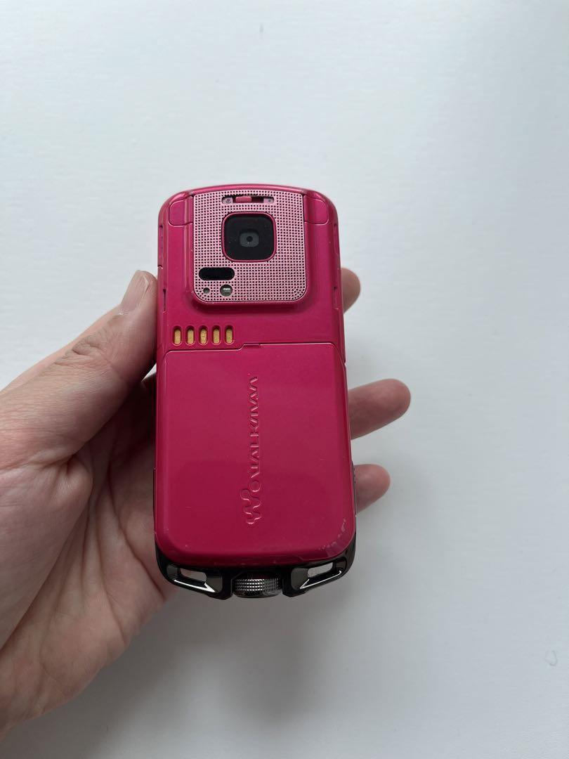 ガラケー　W42S ピンク　SONY 平成レトロ　携帯電話　本体のみ　au