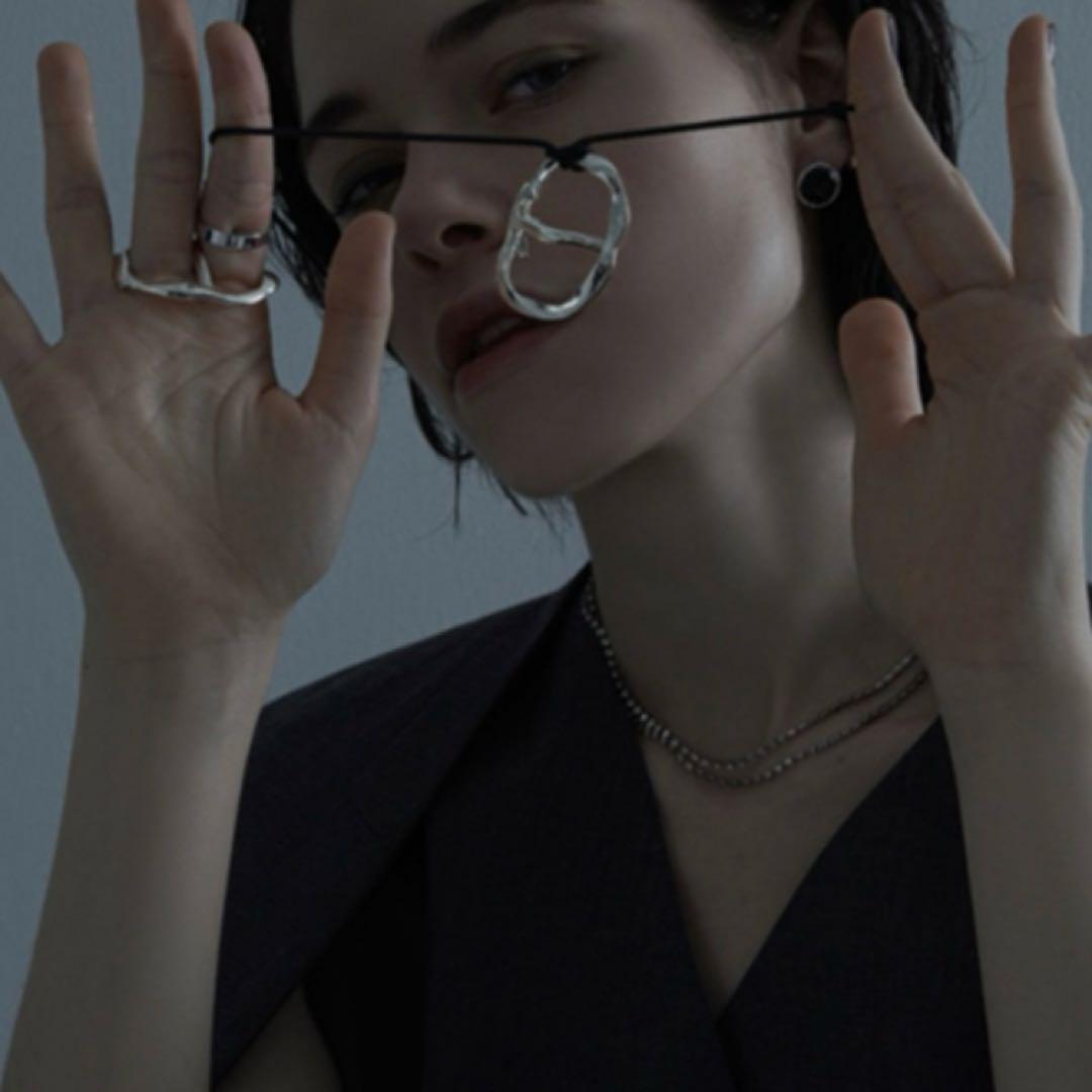 シーズマーラ】2way ring necklace 2ウェイリングネックレス