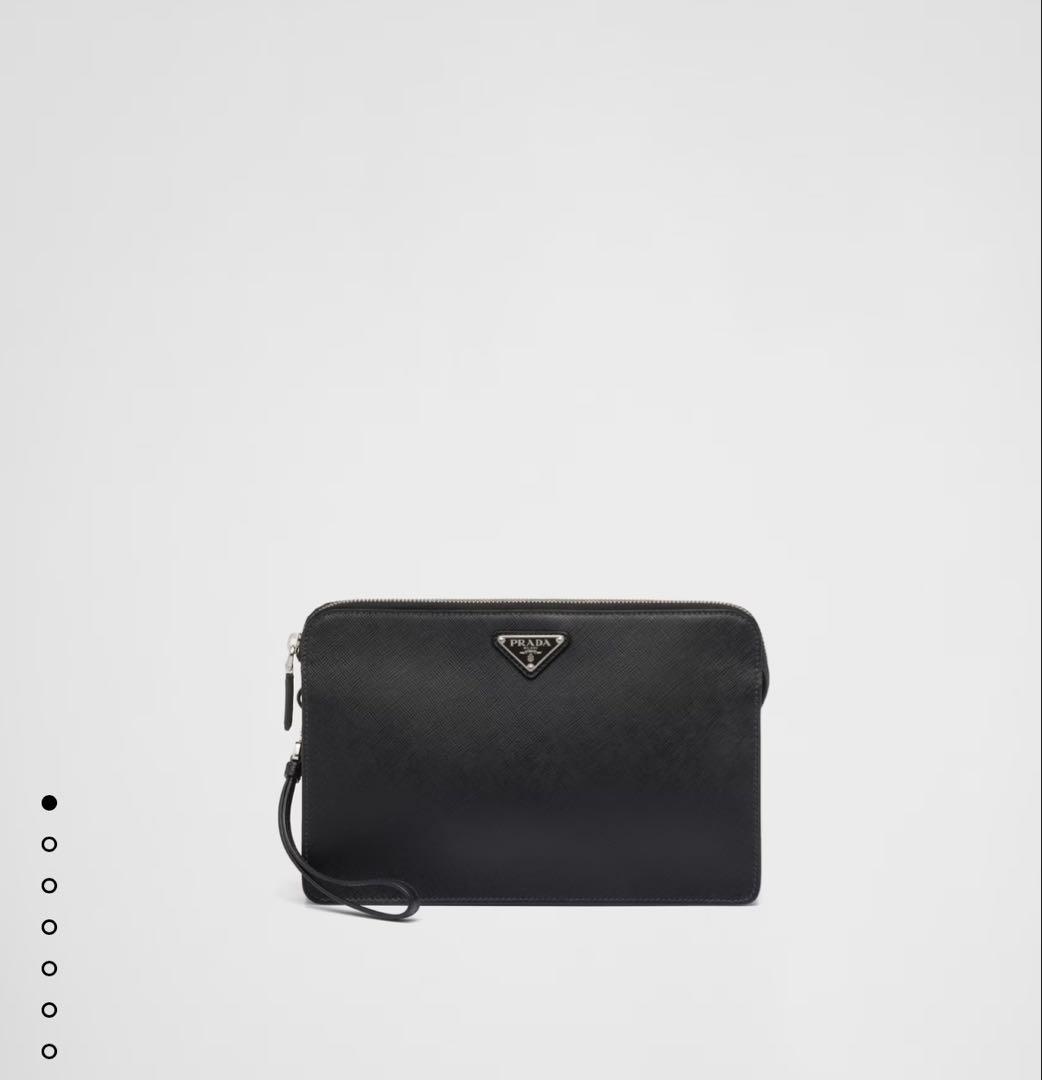 サフィアーノレザー ポーチPRADA