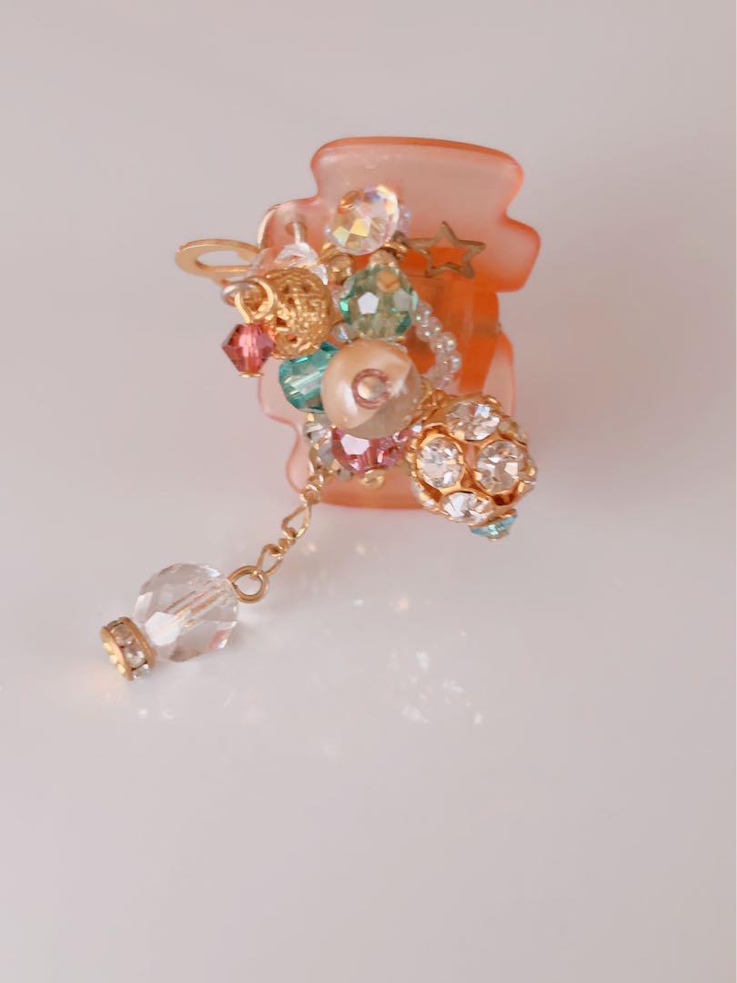 complex bizコンプレックスビズヘアクリップオレンジ